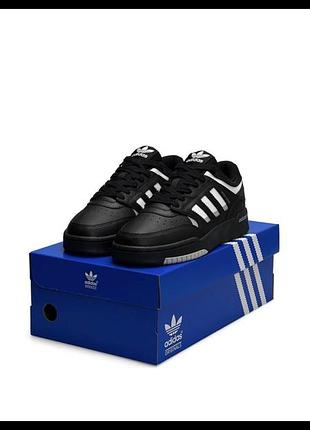 Мужские кроссовки red adidas originals drop step black