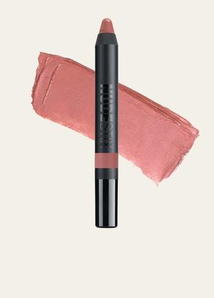 Мультифункциональное средство для губ и щек nudestix matte lip+cheek pencil оттенок posh, 2,5 гр.