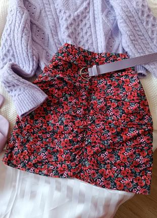 Костюм комплект юбка zara и укороченный свитер2 фото