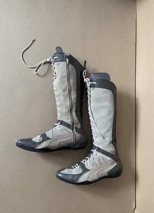 Puma boxing boots moto y2k сапоги боксеры высокие3 фото