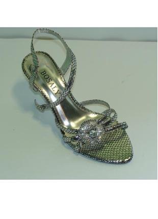 Босоніжки жіночі текстиль на шпильці - розпродаж  36 38 р