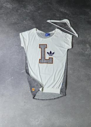 Жіноча оригінальна оверсайз туніка adidas x lakers плаття. american vintage stussy zara nba chicago bulls skirt подовжена футболка y3 equipment1 фото