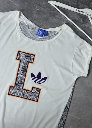 Женская оригинальная оверсайз туника adidas x lakers платье. american vintage stussy zara bershka nba chicago bulls skirt жіноча удлиненная футболка4 фото