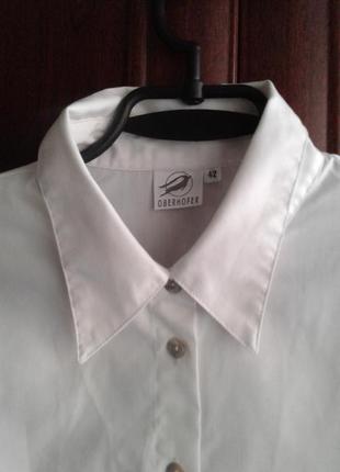 Белая рубашка ,блузка oberhofer германия батал3 фото