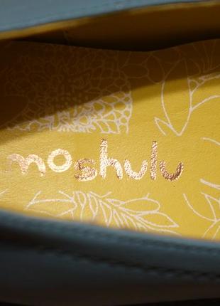 Эффектные кожаные туфли мятно бирюзового цвета moshulu англия 39 р.( 25,5 см.)4 фото