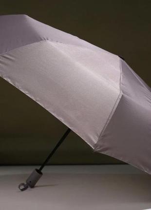 Автоматична парасолька унісекс автоматична парасоля унісекс парасолька компактна парасоля коричнева2 фото
