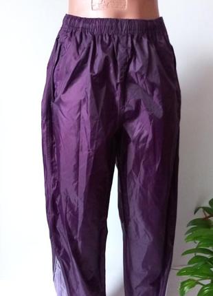 Фиолетовые весенние спортивные штаны джоггеры новые 46 размер 146/152