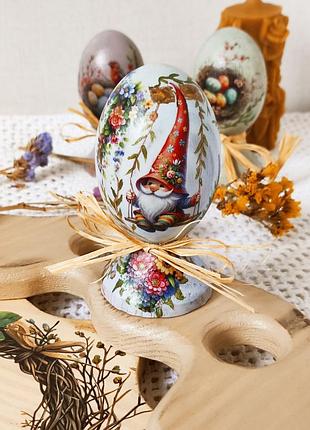 Великодній декор, дерев'яні вироби, ручна робота, писанка.