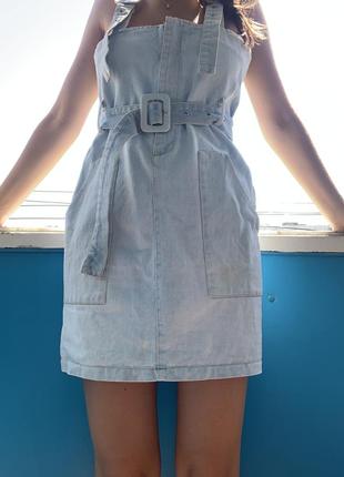 Джинсовый сарафан, джинсовое платье2 фото