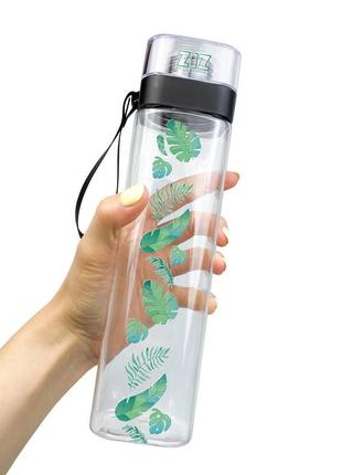 Бутылка для воды ziz пальмовые листья
