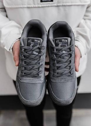 Кроссовки reebok classic leather grey4 фото