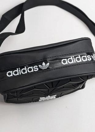 Борсетка adidas черная сумка через плечо3 фото