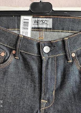 Джинсы женские slim w26 l32, темные, новые 100% оригинал бренда "wesc"5 фото