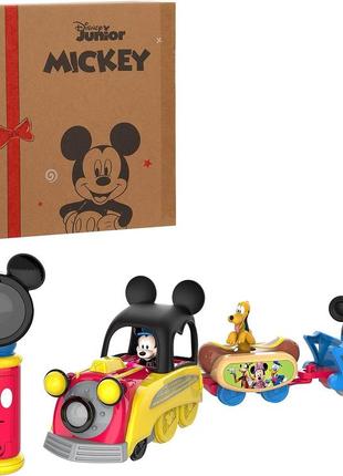 Disney mickey mouse funhouse light way train. поїзд міккі з фонариком код/артикул 75 416