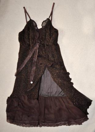 Коктейльний сарафан, плаття на випускний2 фото