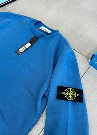 Свитшот stone island синий