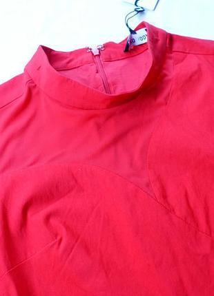 Брендовое базовое красное платье топ качество от vero moda