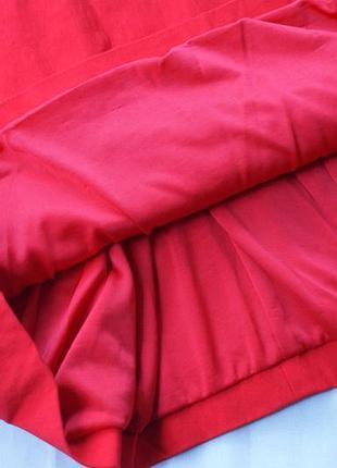 Брендовое базовое красное платье топ качество от vero moda