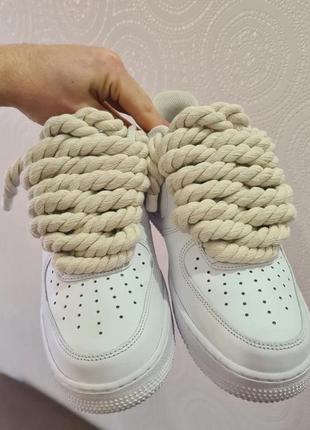 Nike air force 1 rope laces custom3 фото