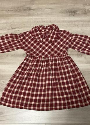 Платье в клетку nutmeg 6-7 лет
