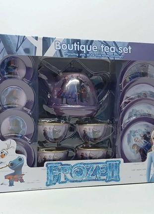 Іграшка star toys набір посуду "чайний сервіз frozen" металевий 966-a152 фото