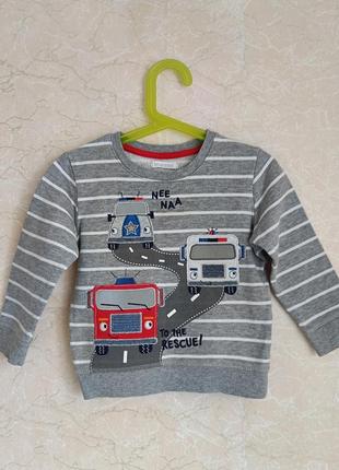 Розпродаж!!! светр зі світловідбивними елементами bluezoo на 2-3 роки