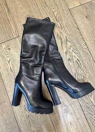 Сапоги из натуральной кожи
