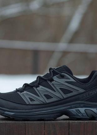 Кроссовки salomon xt-6 expanse black\grey (черные соломон)5 фото