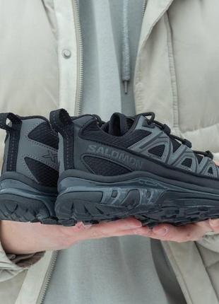 Кроссовки salomon xt-6 expanse black\grey (черные соломон)3 фото