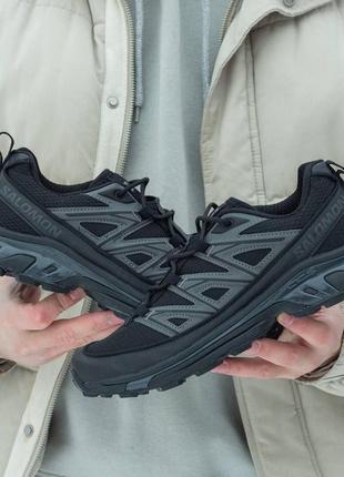 Кроссовки salomon xt-6 expanse black\grey (черные соломон)