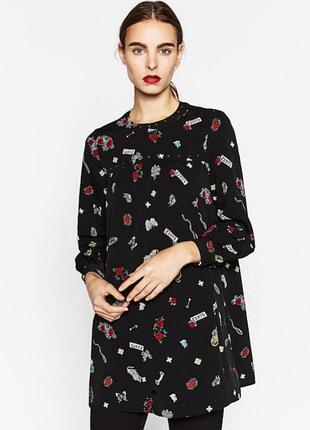 Плаття  туніка zara