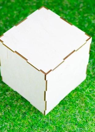 Коробка из фанеры кубик 9х9х9 3мм код/артикул 151 1500