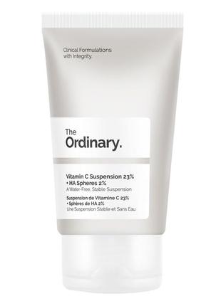 Сыворотка с витамином с +гиалуроновой кислотой  the ordinary vitamin c suspension 23%+ha