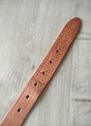Шикарный  мужской кожаный ремень beans belt ,  размер 90.5 фото
