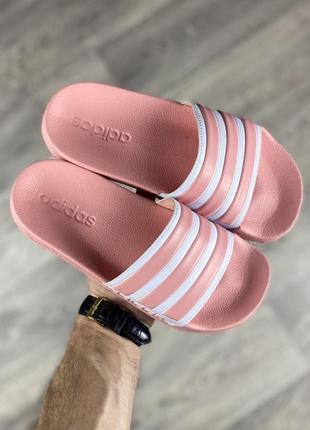 Adidas cloud foam шлёпанцы тапочки 37 размер женские розовые оригинал9 фото
