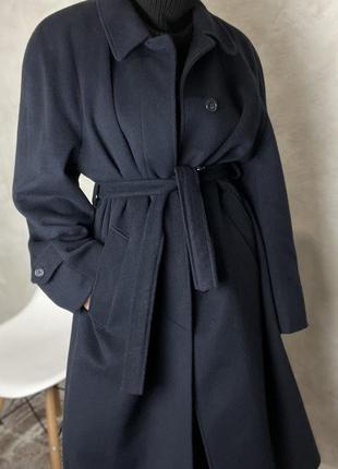 Винтажное длинное шерстяное пальто из мужского плеча umberto scolari оверсайз унитаз натуральная шерсть шерсть шерсть шерсть3 фото