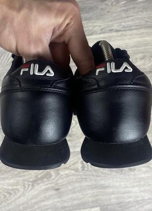 Fila кроссовки 43 размер кожаные чёрные оригинал6 фото