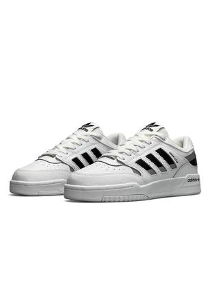 Мужские кроссовки adidas originals drop step white black