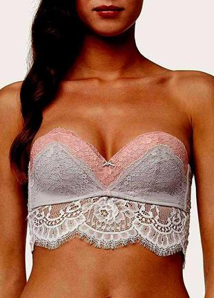 Эффектный нюдово пудровый  бюстье  intimissimi-gioia garden shades рр 75b