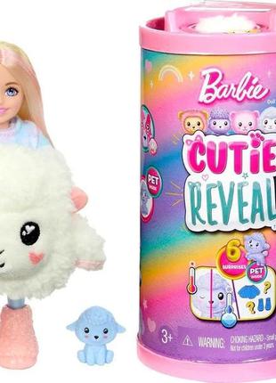 Barbie cutie reveal лялька челсі та аксесуари, lamb plush баранчика код/артикул 75 932