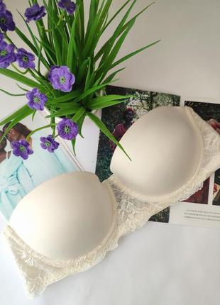 Calvin klein 80b 75c бюстгальтер бандо push up