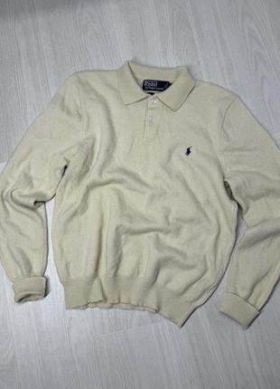 Винтажный свитер кофта polo ralph