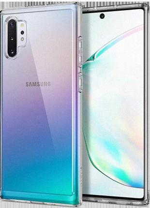 Прозрачный чехол на samsung galaxy note 10 plus