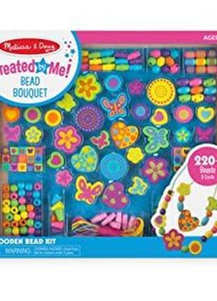 Набір дерев'яних намистин melissa&doug bead bouquet deluxe код/артикул 75 238