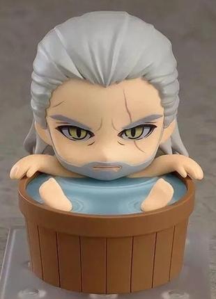 Рухлива фігурка геральт, статуетка geralt nendoroid 10см. фігурка witcher 34 фото