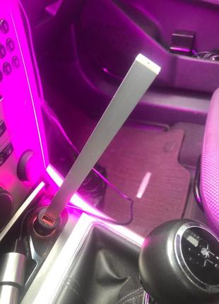 Світлодіодний usb світильник рожевого кольору. led світильник рожевого кольору, 27 світлодіодів 5v, 212*15 см8 фото