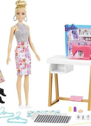 Ігровий набір барбі блондинка дизайнер barbie fashion designer doll код/артикул 75 317 код/артикул 75 317 код/артикул 75 317