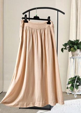 Спідниця натуральна літня з кишенями gap3 фото