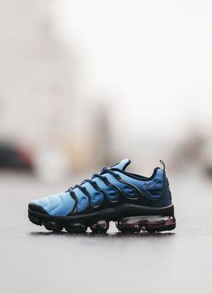 Мужские кроссовки nike vapormax plus tn blue