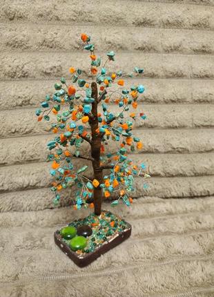 Дерево із декоративного каміння4 фото